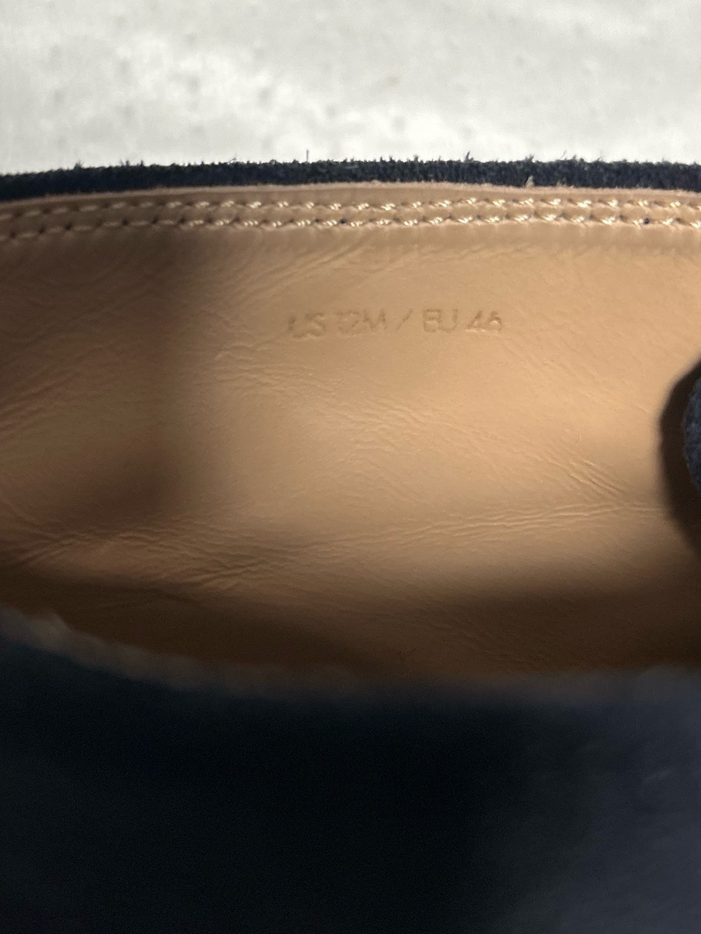 Men's Vince Navy Suede Chukka Boots - Picture 8 of 11